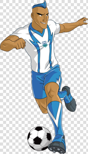 Playing Clipart Football Striker   Supa Strikas All Teams  HD Png Download