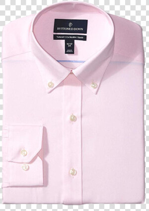 Buttoned Down Tailored Fit Shirt In Pink Color   Dress Shirt  HD Png Download