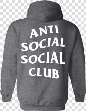 Anti Social Club Hoodie   Hoodie  HD Png Download