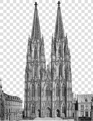 Cologne Cathedral West Facade  HD Png Download