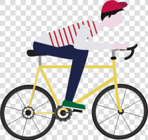 Clipart Freeuse Bike Transparent Animated   Riding Bicycle Gif Transparent  HD Png Download