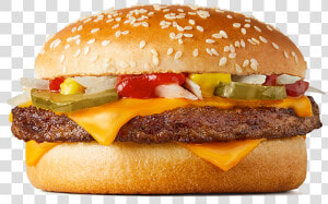 Title   Mcdonald  39 s Quarter Pounder  HD Png Download