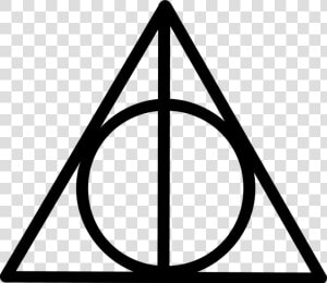 Triangle symbol parallel   Symbol Harry Potter Deathly Hallows  HD Png Download