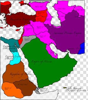 Middle East After Qallu Collapse   Alternative History Middle East  HD Png Download