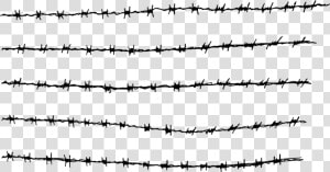 Black Blackbarbedwire Barbedwire Wire Barbed   Barbed Wire Fence Png  Transparent Png