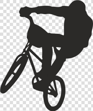 Bmx Bike Bicycle Cycling Wall Decal  HD Png Download