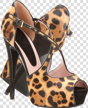 Gucci Hair Calf Animal Print Platform Pumps J Brand   Animal Print Shoes Png  Transparent Png