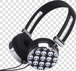 Rockpapa Over Ear Stereo Wired Skull Headphones Earphones  HD Png Download