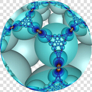 Hyperbolic Honeycomb 3 5 I Poincare   Fractal Art  HD Png Download