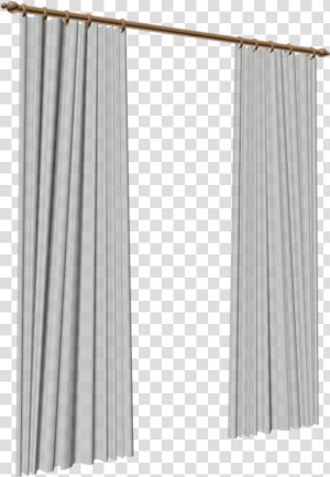 White Curtains Transparent Image   Curtain Png  Png Download