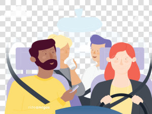 Class Js Single Animation   Carpool Rideshare  HD Png Download