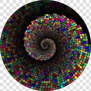 Colorful Swirling Circles Vortex 2 With Background   Circle  HD Png Download