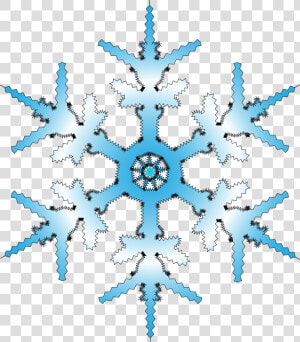 Blue Winter Snowflake Png   Blu Snowflake  Transparent Png