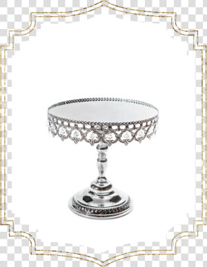 Shop preview Shiny Silver Crown Cakestand   Champagne Stemware  HD Png Download