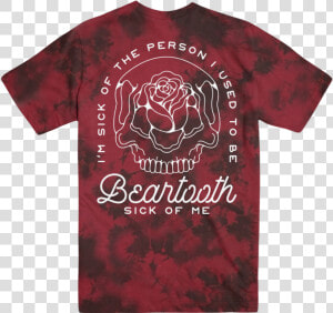 Sick Of Me Red Dye Tee   Beartooth Sick Of Me Shirt  HD Png Download