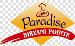 Logo   Paradise Biryani Pointe Logo  HD Png Download