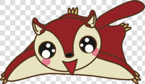 Head snout fictional Character   Flying Squirrel Clipart  HD Png Download