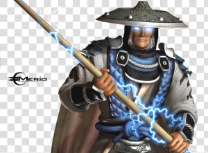 Raiden 2018 Mortal Kombat   Png Download   Raiden Mortal Kombat Staff  Transparent Png