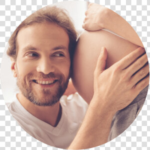 Husband Feeling Baby Movements  HD Png Download