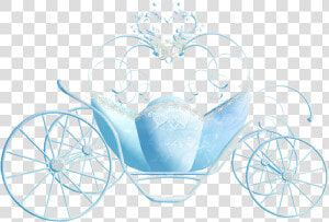 Cinderella Disney Princess Clip Art   Blue Cinderella Carriage Png  Transparent Png