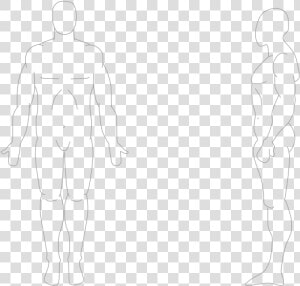 Human Body Front And Side   Anatomical Position Front And Side  HD Png Download