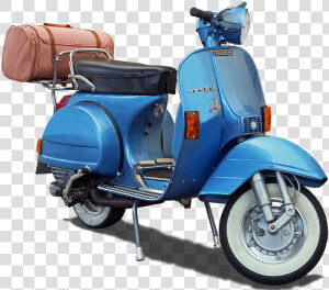 Moped   Vespa Scooter Old Model  HD Png Download