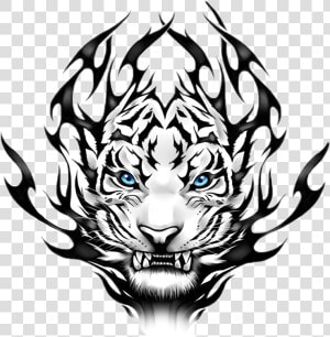 White Tiger Png Hd Clipart   Png Download   Logo White Tiger Png  Transparent Png