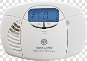 Battery operated Carbon Monoxide Alarm With Backlit   First Alert  HD Png Download