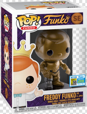 Fundays Freddy Funko C 3po Le 520   6 10 Box Small   Funko Pop Freddy Funko  HD Png Download