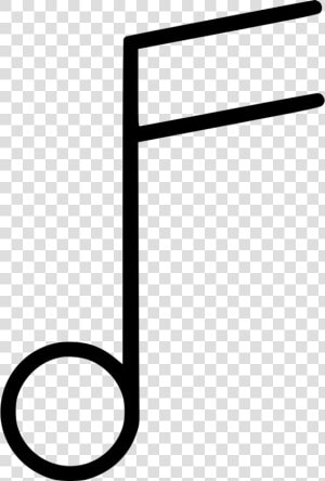 One Eighth Music Note  HD Png Download