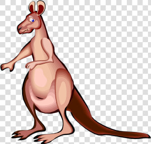 Free Kangaroo Clipart   Sad Kangaroo Cartoon  HD Png Download