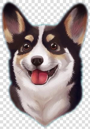 Exquisite Cute Corgi Dog Png Download  Transparent Png