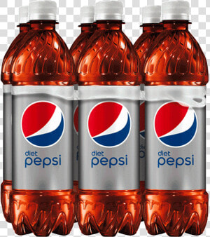 Diet Pepsi Bottle   Pepsi Bottle 6 Pack  HD Png Download