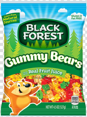 Black Forest  Gummy Bears    Bag Black Forest Gummy Worms  HD Png Download