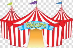 Fair Tent Art Clip Art   Fun Fair Tent Clipart  HD Png Download