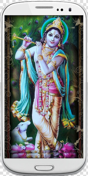 Lord Krishna Mobile Wallpaper Hd   Png Download   Sree Krishna Wallpapers Hd  Transparent Png