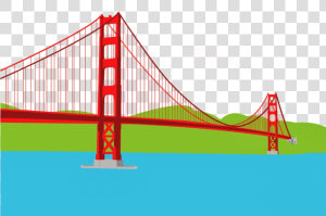 Golden Gate Bridge Clipart Golden Gate Bridge Crissy   Golden Gate Bridge  HD Png Download