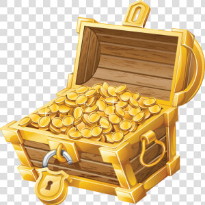 Treasure Chest Gold Png   Transparent Treasure Box Png  Png Download