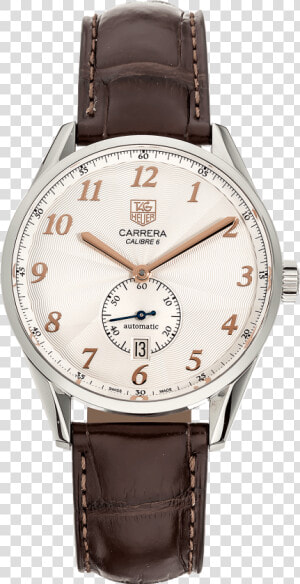 Carrera Calibre 6 Heritage Stainless Steel Automatic   Patek Philippe Calatrava Moonphase  HD Png Download