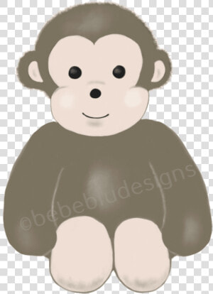 Baby Monkey Fixed   Cartoon  HD Png Download