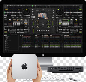 Mac Mini  amp  Pcdj Software   Software  HD Png Download