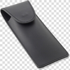 Black Leather Razor Pouch   四角 メガネ ケース  HD Png Download