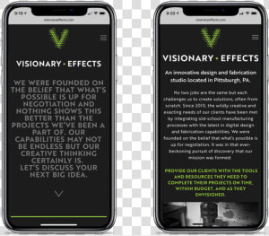 Design And Architecture Website Visionary Effects Bootstrap   Smartphone  HD Png Download