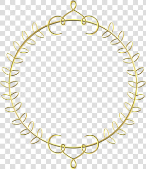 Gold Frame Circle Free Picture   Photograph  HD Png Download