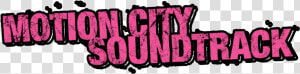 Motion City Soundtrack Logo  HD Png Download