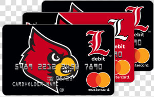 Louisville Cardinals Fancard Prepaid Mastercard Group   Louisville Cardinals  HD Png Download