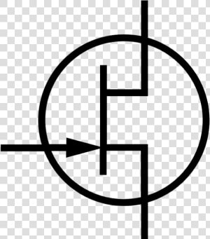 Jfet Transistor   Power Mosfet Symbol Hd  HD Png Download