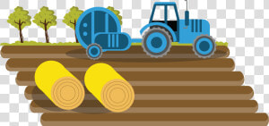 Farmer Agriculture Tractor Field   Farm Vector Png  Transparent Png