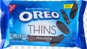 Oreo Thins Chocolate Creme  HD Png Download