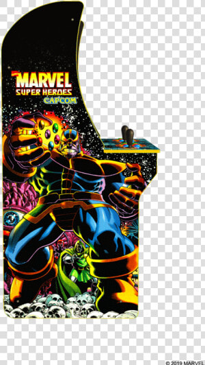 Marvel Super Heroes Arcade Cabinet   Marvel Superheroes Arcade 1up  HD Png Download